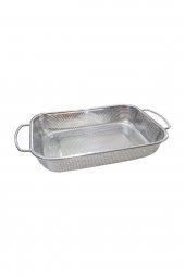 Korkmaz A758-01 Twisty Dikdörtgen 37x27 cm Süzgeç - 1