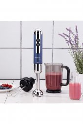 Korkmaz A447-13 Mia Mega Azura/Krom Blender Set - 2