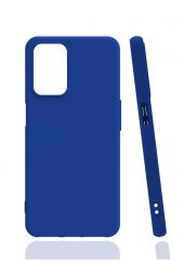 Oppo A54 4G Mavi Silikon Rubber Kılıf Arka Kapak - 1