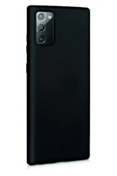 Samsung Galaxy Note 20 Siyah Silikon Rubber Kılıf Arka Kapak thumbnail 1