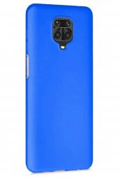 Xiaomi Redmi Note 9 Pro Max Mavi Silikon Rubber Kılıf Arka Kapak - 1