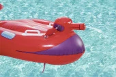 62008 Pompalı, BESTWAY 41100 Uzay Gemisi Deniz Botu, Binici -109x89cm - 5