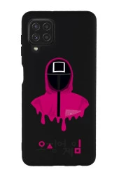 Galaxy M22 Uyumlu Squid Game Desenli Premium Silikonlu Lansman Telefon Kılıfı - 5