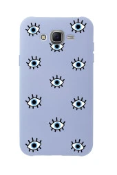 Samsung J7 Core Nazar Gözler Premium Silikonlu Telefon Kılıfı - 2