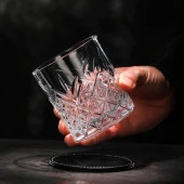 Perlotus 330 cc İtalya Serisi 2'li Kadeh Viski Bardağı - 3