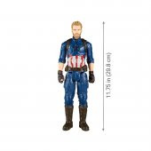 Orjinal Avengers Infinity War Titan Hero Captain America Figür Orjinal Kaptan Amerika Figür 30cm thumbnail 3