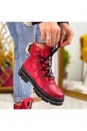 Kadın Kırmızı Kar Botu - 1