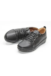 GND ORTOPEDİK DÜZTABAN BAĞSIZ ÖNÜ LASTİKLİ KOLAY GİYİM GÜNLÜK AYAKKABI - 3