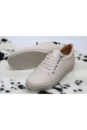 GND ORTOPEDİK DÜZTABAN BAĞSIZ ÖNÜ LASTİKLİ KOLAY GİYİM GÜNLÜK AYAKKABI - 5