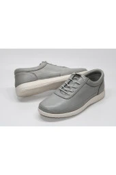 MARYJANE HAKİKİDERİ ORTOPEDİK DÜZ TABAN LASTİK BAĞCIKLI GÜNLÜK  RAHAT ÇARIK AYAKKABI - 1