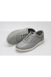 MARYJANE HAKİKİDERİ ORTOPEDİK DÜZ TABAN LASTİK BAĞCIKLI GÜNLÜK  RAHAT ÇARIK AYAKKABI - 2