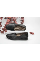 MARYJANE HAKİKİDERİ DÜZ TABAN POLİÜRETAN HAFİF TABAN GÜNLÜK RAHAT AYAKKABI - 12