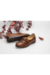 MARYJANE HAKİKİ DERİ DÜZ TABAN LASTİKLİ CIRTLI GÜNLÜK RAHAT AYAKKABI - 5