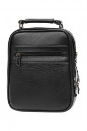 Kasalı Küçük Boy Suni Deri El Ve Omuz Çantası 15035 Siyah - 2