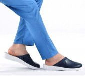 GEZER Unisex Lacivert  4 Nokta Sabo Terlik - 1