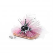 İsteme Çikolatası Tepsili Gümüş Taş Çikolata 1175g - 1