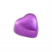 Sütlü Figür Tabanlı Mor Kalp Çikolata - 5