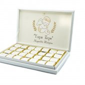 Erkek Bebek Çikolatası 84 Adet Madlen Çikolata Melek - 1