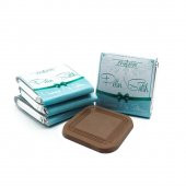 İsimli Söz Nişan Çikolatası 48 Adet Madlen Mavi Kurdela thumbnail 4