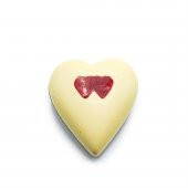 Sevgililer Günü Beyaz Kalp Çikolata İçinde Draje - 2