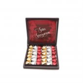 Sevgililer Günü Çikolatası Seni Seviyorum Baskılı Çikolata Küçük 42 adet - 1