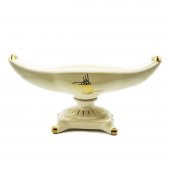 Gondolda Pembe Yaldızlı Kalp Çikolata Söz Nişan Çikolatası 960g - 4