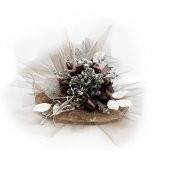 Gümüş Tepside Madlen Çikolata Söz Nişan Tepsisi 970g - 1