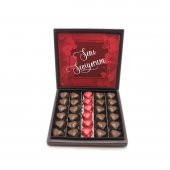 Sevgililer Günü Çikolatası Seni Seviyorum Baskılı Çikolata Küçük Kutu - 4