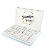 İsme Özel Bekarlığa Veda Çikolatası 162 Adet Napoliten Çikolata - 1