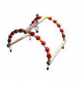 ANS Boncuklu Ters Gondol Kuş Oyuncağı 10-12cm - 1