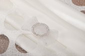 Finezza Miranda Lüx Dantelli Monoray Kumaş Krem Masa Örtüsü 170x230cm - 1005 - 4