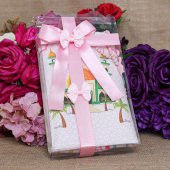 Çocuk Seccadesi Aksa Pembe & Kokulu Tesbih Lale İşlemeli Bebek Pembesi & Ayşe Namaz Kılıyor Puzzle - 1