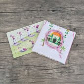 Çocuk Seccadesi Aksa Pembe & Kokulu Tesbih Lale İşlemeli Bebek Pembesi & Ayşe Namaz Kılıyor Puzzle - 4