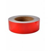 Carub 4 cm Fosfor Yapışanlı Bant 25 mt Kırmızı - 1