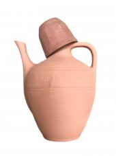 Toprak İbrikli Testi Sırsız Bardaklı  30 Cm - 1