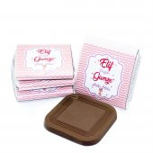 Nin Kız Bebek Dökme Bebek Çikolatası Pembe Çizgi (125 Adet Madlen Çikolata) thumbnail 3