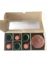 Toprak Kahve Fincan Takımı 6lı Yeşil Sırlı - 3