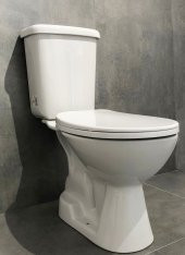 Creavit Pitta Alttan Çıkışlı Klozet Seti (4 Parça)Pp Yavaş Kapak - 2