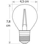 CATA CT-4283 4W RUSTİK LED AMPUL (E27)(AMBER) - 2