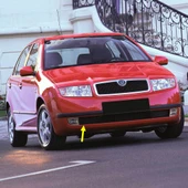 Skoda Fabia MK1 2000-2004 Ön Tampon Sağ Sis Farı Yan Kapağı 6Y0853666B - 1