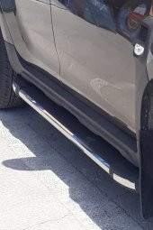 NISSAN X-TRAIL 2007-2013 MODEL MİLENYUM ARAÇ, OTO YAN BASAMAK ALÜMİNYUM SİYAH - 2