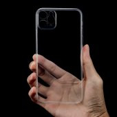 iPhone 12 Kılıf Şeffaf Lüx Sade Tasarım Blok - 4