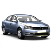 VW Passat B7 2011-14 Ön Tampon Orta Izgara Comfortline Krom 3AA853671A - 1