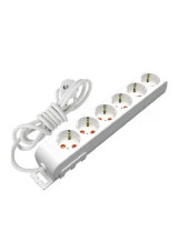 Mutlusan Ritech 6lı Topraklı Grup Priz Çocuk Korumalı 2 mt - 1