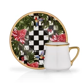 Glore Türk Kahvesi Fincanı 6lı Aisha - 1