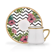 Glore Türk Kahvesi Fincanı 6lı Cassandra - 1