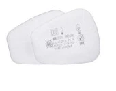 3M 7502 Yarım Yüz Maskesi + 3M 6059 Abek Filtre + 3M 5935 P3 Filtre +K501 Kapak - 7
