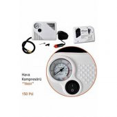 Yassı 150 Psi Oto Araç Mini Kompresör Hava Kompresörü 12 V - 2