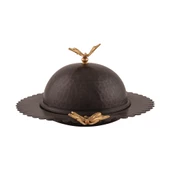 Nusnus Bakır Kelebekli Lokumluk Küre 2 No Orta Boy - 1