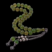 Küre Kesim Katalin Tesbih 925 Ayar Gümüş Püsküllü  Gümüş SB 02 thumbnail 2